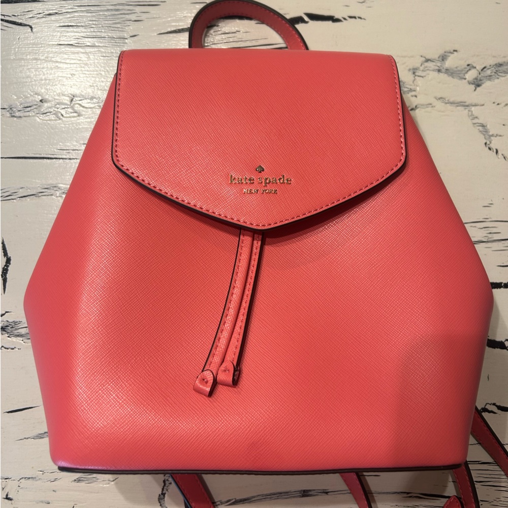 Kate spade coral/pink backpack